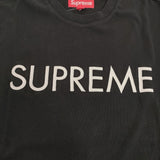 Supreme 新品タグ付き Capital S/S Top サイズM SS25KN90 刺繍ロゴ 半袖Ｔシャツ カットソー ブラック メンズ シュプリーム【中古】5-1219S♪
