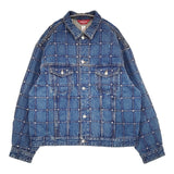 Supreme 新品タグ付き Studded Seam Denim Trucker Jacket SS25J87 サイズM デニムジャケット 25SS ブルー メンズ シュプリーム【中古】5-1219M♪