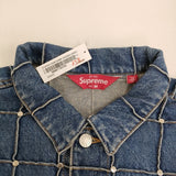 Supreme 新品タグ付き Studded Seam Denim Trucker Jacket SS25J87 サイズM デニムジャケット 25SS ブルー メンズ シュプリーム【中古】5-1219M♪