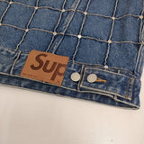 Supreme 新品タグ付き Studded Seam Denim Trucker Jacket SS25J87 サイズM デニムジャケット 25SS ブルー メンズ シュプリーム【中古】5-1219M♪