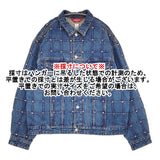 Supreme 新品タグ付き Studded Seam Denim Trucker Jacket SS25J87 サイズM デニムジャケット 25SS ブルー メンズ シュプリーム【中古】5-1219M♪