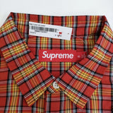 Supreme 新品タグ付き Plaid Short-Sleeve Shirt サイズXL SS25S12 チェック 半袖シャツ 25SS レッド メンズ シュプリーム【中古】5-1219S♪