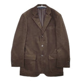 Brooks Brothers DUCA VISCONTI イタリアファブリック コーデュロイジャケット 35SHT テーラードジャケット ブラウン メンズ ブルックスブラザーズ【中古】6-0109T♪