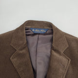 Brooks Brothers DUCA VISCONTI イタリアファブリック コーデュロイジャケット 35SHT テーラードジャケット ブラウン メンズ ブルックスブラザーズ【中古】6-0109T♪
