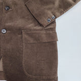 Brooks Brothers DUCA VISCONTI イタリアファブリック コーデュロイジャケット 35SHT テーラードジャケット ブラウン メンズ ブルックスブラザーズ【中古】6-0109T♪