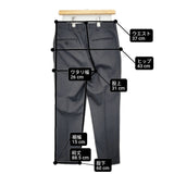 Riprap 3B ジャケット パンツ 裾ダブル仕様 日本製 特注 セットアップ グレー メンズ リップラップ【中古】6-0328M♪