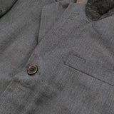Riprap 3B ジャケット パンツ 裾ダブル仕様 日本製 特注 セットアップ グレー メンズ リップラップ【中古】6-0328M♪