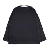 SAINT JAMES ルーズフィット サイズT4 無地 長袖Ｔシャツ カットソー ロンＴ ブラック メンズ セントジェームス【中古】6-0404M∞