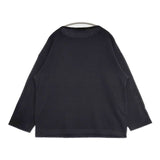 SAINT JAMES ルーズフィット サイズT4 無地 長袖Ｔシャツ カットソー ロンＴ ブラック メンズ セントジェームス【中古】6-0404M∞