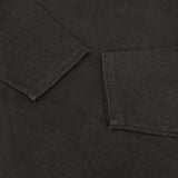 SAINT JAMES ルーズフィット サイズT4 無地 長袖Ｔシャツ カットソー ロンＴ ブラック メンズ セントジェームス【中古】6-0404M∞