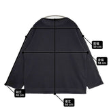 SAINT JAMES ルーズフィット サイズT4 無地 長袖Ｔシャツ カットソー ロンＴ ブラック メンズ セントジェームス【中古】6-0404M∞