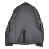 Sacai Doeskin Jacket 定価137500円 25-03632M サイズ2 ストライプ テーラードジャケット 25SS チャコールグレー メンズ サカイ【中古】5-1222M♪