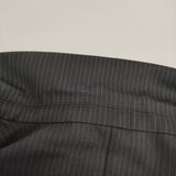 Sacai Doeskin Jacket 定価137500円 25-03632M サイズ2 ストライプ テーラードジャケット 25SS チャコールグレー メンズ サカイ【中古】5-1222M♪