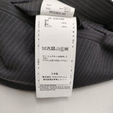 Sacai Doeskin Pants 定価121000円 25-03633M サイズ3 イカパンツ ストライプ パンツ 25SS チャコールグレー メンズ サカイ【中古】5-1222G♪
