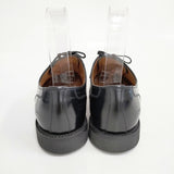 SANDERS MILITARY APRON DERBY サイズ7 11308 イングランド製 シューズ・靴 ブラック メンズ サンダース【中古】6-0420G◎