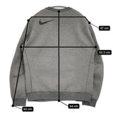 NIKE ACG 新品 TECH FLEECE CREW エロルソン時代 810125 サイズS スウェット 2016AW グレー メンズ ナイキ エーシージー【中古】5-1222T♪