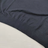 theory GORIS TEE ICB S FINE BILEN レーヨンポリエステルニット サイズM クルーネック ニット ネイビー メンズ セオリー【中古】6-0501S♪