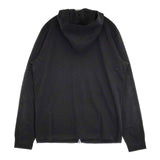 theory ジップアップ コットン LAYER ZIP HOODIE パーカー ブラック メンズ セオリー【中古】6-0404M∞