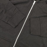 theory ジップアップ コットン LAYER ZIP HOODIE パーカー ブラック メンズ セオリー【中古】6-0404M∞