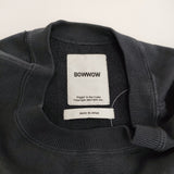 BOWWOW UNISPHERE SWEATSHIRTS 定価28600円 ダメージ加工 サイズXL スウェット ブラック メンズ バウワウ【中古】6-0109M♪