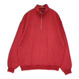 AURALEE 未使用品 LIGHT WOOL SWEAT HALF ZIP P/O サイズ4 定価37400円 A25AP01WU スウェット 25AW レッド メンズ オーラリー【中古】5-1226T♪