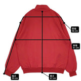 AURALEE 未使用品 LIGHT WOOL SWEAT HALF ZIP P/O サイズ4 定価37400円 A25AP01WU スウェット 25AW レッド メンズ オーラリー【中古】5-1226T♪