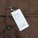 FOUNDOUR 新品 WORK JACKET サイズ3 定価35200円 015FD251012 ワーク テーラードジャケット 25SS ブラウン メンズ ファウンダ【中古】5-1226M♪