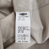 FOUNDOUR WESTERN SHIRT サイズ3 定価31900円 015FD251004 ウェスタン 長袖シャツ 25SS ベージュ メンズ ファウンダ【中古】5-1226M♪