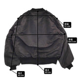 BOWWOW BOUTIQUE L-2B FLIGHT JK サイズL 定価69300円 BW242-BL2FJVV ミリタリージャケット 24AW ブラック メンズ バウワウ【中古】6-0109T♪