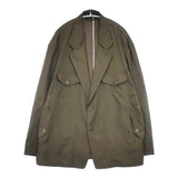 Ujoh 4 Pocket Jacket M751-J53-500 サイズ2 テーラードジャケット カーキ オリーブ メンズ ウジョー【中古】6-0328M♪