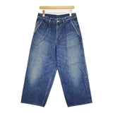 Graphpaper Selvage Denim TwoTuck Pants サイズ1 GU251-40188DB 定価35200円 デニムパンツ 25SS ブルー メンズ グラフペーパー【中古】5-1226G♪