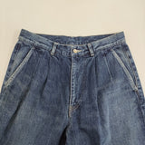 Graphpaper Selvage Denim TwoTuck Pants サイズ1 GU251-40188DB 定価35200円 デニムパンツ 25SS ブルー メンズ グラフペーパー【中古】5-1226G♪