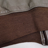 US.ARMY G-1 フライトジャケット 84年製 80年代 レザー 革 サイズ40 ミリタリージャケット ブラウン メンズ ユーエスアーミー/アメリカ軍【中古】6-0109T♪