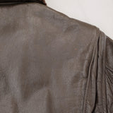 US.ARMY G-1 フライトジャケット 84年製 80年代 レザー 革 サイズ40 ミリタリージャケット ブラウン メンズ ユーエスアーミー/アメリカ軍【中古】6-0109T♪