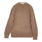 theory MARS CREW COPULA サイズM コットンアクリル クルーネック セーター ニット ベージュ メンズ セオリー【中古】6-0126T♪