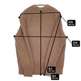 theory MARS CREW COPULA サイズM コットンアクリル クルーネック セーター ニット ベージュ メンズ セオリー【中古】6-0126T♪