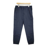 theory イージーパンツ サイズM ウール混 テーパード ストレッチ カーゴパンツ ネイビー メンズ セオリー【中古】6-0328G♪