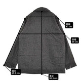 mont-bell ウール トラベルコート 2101105 サイズL 中綿 コート チャコールグレー メンズ モンベル【中古】6-0112T♪