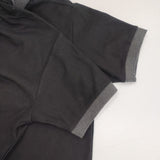 FRED PERRY FZ1440 刺繍 サイズM 半袖 ポロシャツ ブラック メンズ フレッドペリー【中古】6-0621S∞