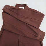 JIL SANDER ギャバジン シャツジャケット J22DL0176 定価199100円 サイズ38 長袖シャツ 23AW ブラウン系 メンズ ジルサンダー【中古】6-0106T♪