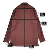JIL SANDER ギャバジン シャツジャケット J22DL0176 定価199100円 サイズ38 長袖シャツ 23AW ブラウン系 メンズ ジルサンダー【中古】6-0106T♪