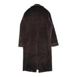 GABRIELA COLL GARMENTS NO.11 ロロピアーナ 定価405900円 S11-175 カットオフ加工 コート ブラウン レディース ガブリエラコールガーメンツ【中古】6-0109A♪