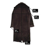 GABRIELA COLL GARMENTS NO.11 ロロピアーナ 定価405900円 S11-175 カットオフ加工 コート ブラウン レディース ガブリエラコールガーメンツ【中古】6-0109A♪