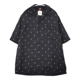 OAMC 3520700035 Rayon Whole Pattern Shortsleeve Shirt 半袖シャツ ブラック メンズ オーエーエムシー【中古】6-0601S∞