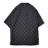 OAMC 3520700035 Rayon Whole Pattern Shortsleeve Shirt 半袖シャツ ブラック メンズ オーエーエムシー【中古】6-0601S∞