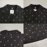 OAMC 3520700035 Rayon Whole Pattern Shortsleeve Shirt 半袖シャツ ブラック メンズ オーエーエムシー【中古】6-0601S∞