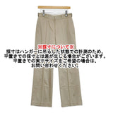 UNITED ARROWS シオタ スビン ウエポン オフィサーパンツ SLOW & 定価27940円 チノパンツ ベージュ メンズ ユナイテッドアローズ【中古】6-0215G♪