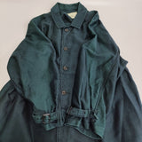 OUTIL MANTEAU UZES マントゥユーゼス OU-T021W 藍染め サイズ2 定価88000円 コート 21AW ブラックインディゴ メンズ ウティ【中古】6-0126T♪
