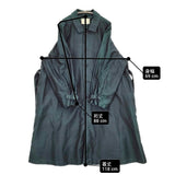 OUTIL MANTEAU UZES マントゥユーゼス OU-T021W 藍染め サイズ2 定価88000円 コート 21AW ブラックインディゴ メンズ ウティ【中古】6-0126T♪