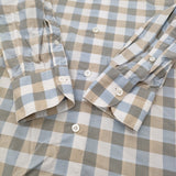 ERRICO FORMICOLA イタリア製 チェック サイズM 長袖シャツ ホワイト ライトブルー メンズ エリコフォルミコラ【中古】6-0215M♪